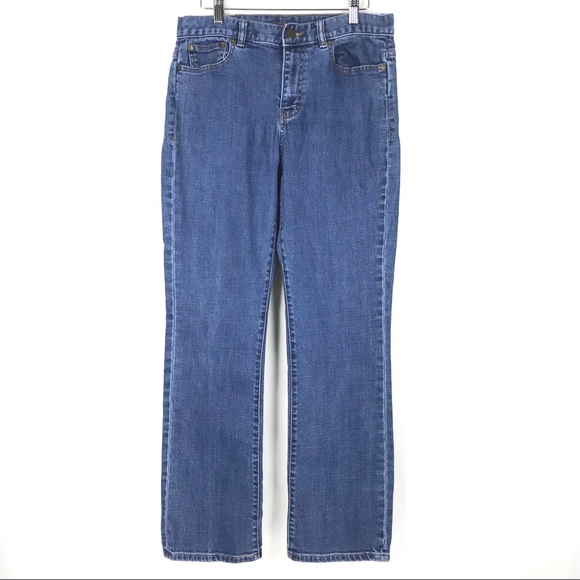 Lauren Jean Co Straight Leg Jean Size 8 Women Blue - Picture 1 of 8